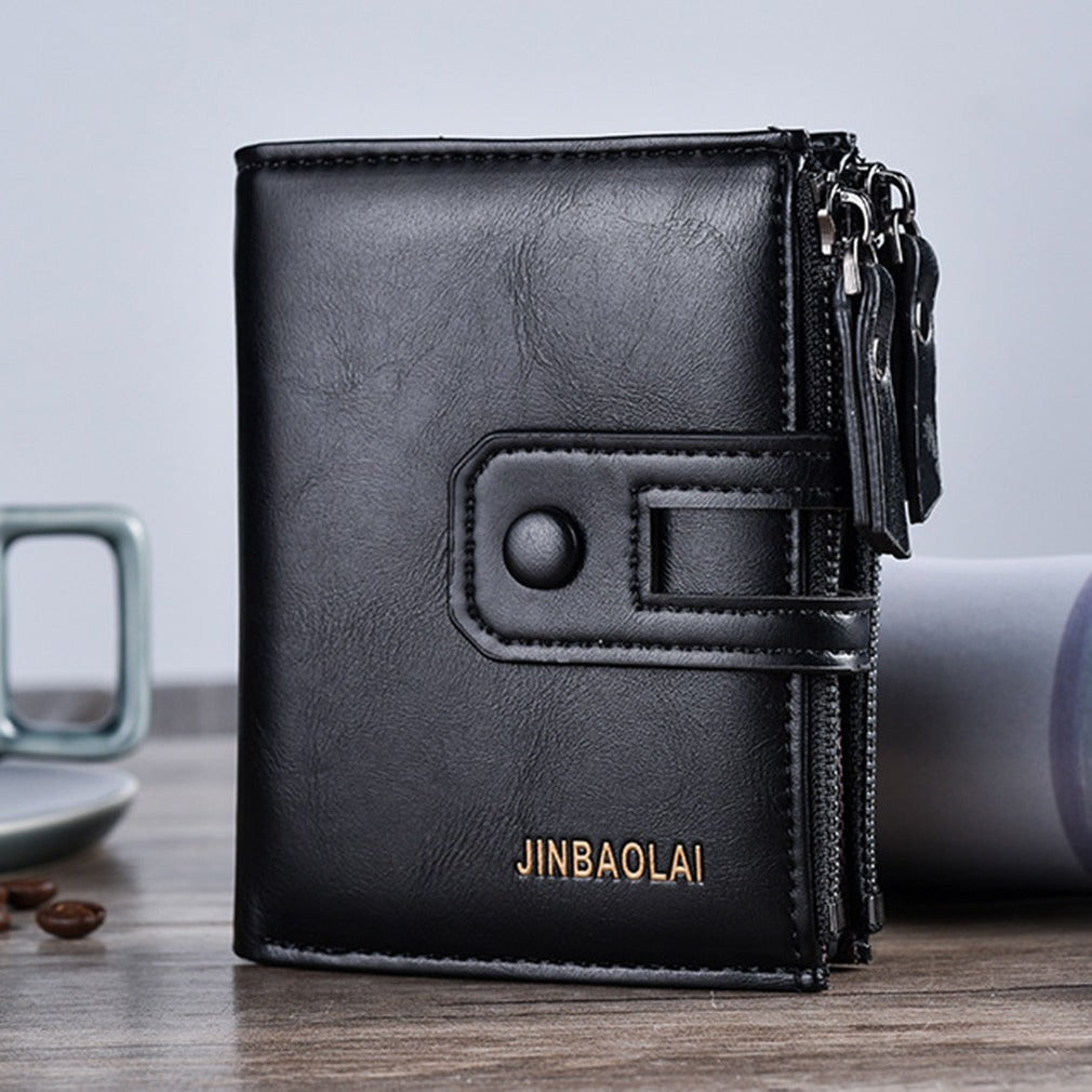 Retro Buckle Multifunctional Men's Wallet