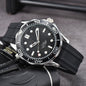 Men's 3-pin Mechanical Transparent Watch