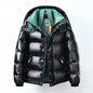 Glossy Down Jacket for Young Men and Women – Stylish Couples' Outerwear