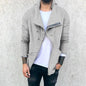 Pure color hooded sweater long-sleeved cardigan casual slim brushed