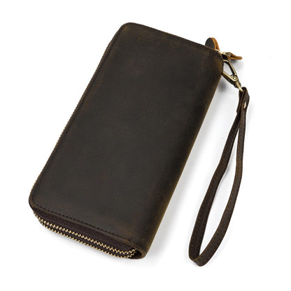 Versatile Double Zip Wallet – Organized and Stylish Storage