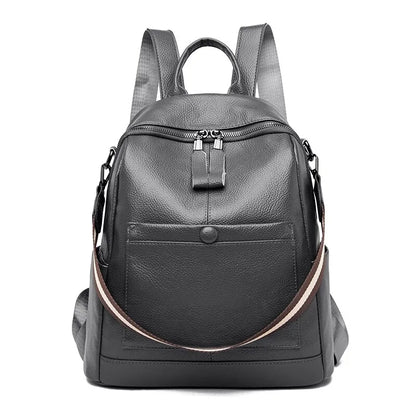 Women's Leather Backpacks - PureSelect