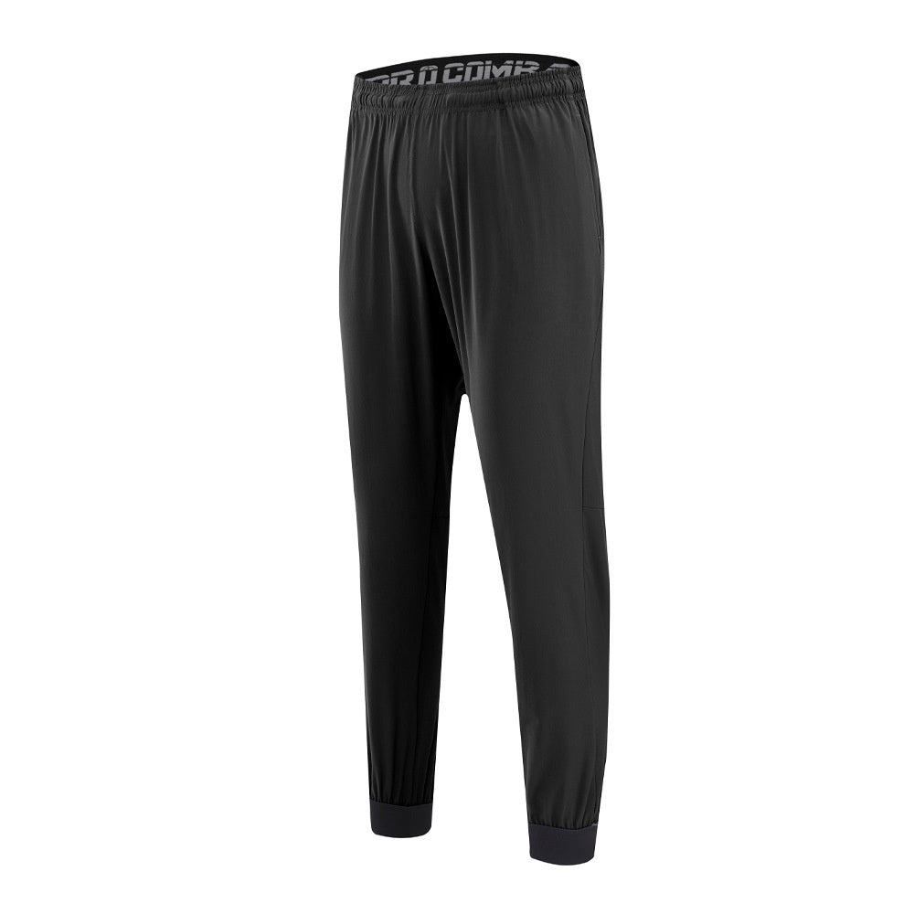 Quick-Drying Stretch Solid Color Nylon Ice Silk Sports Pants – Perfect for Outdoor Leisure