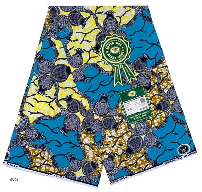 Printed Super Wax Fabric African