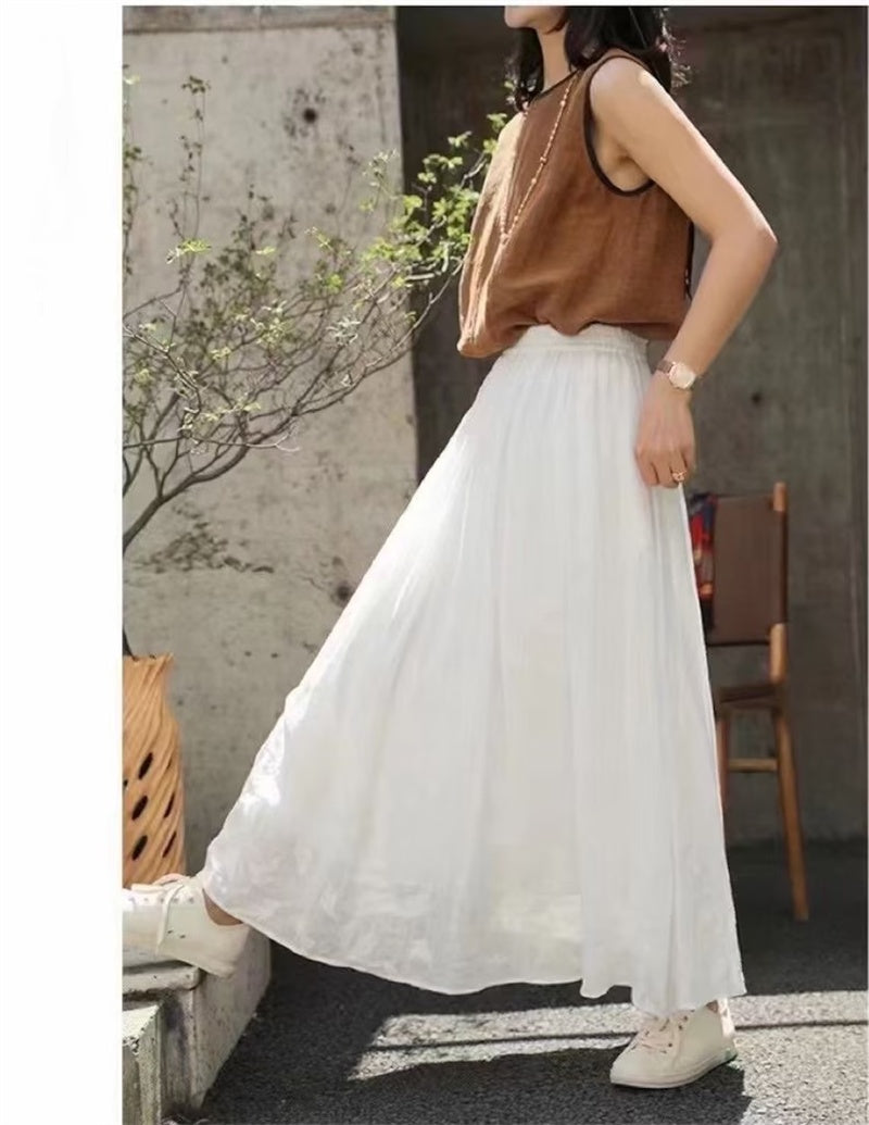 Solid Color Skirt for Women - PureSelect