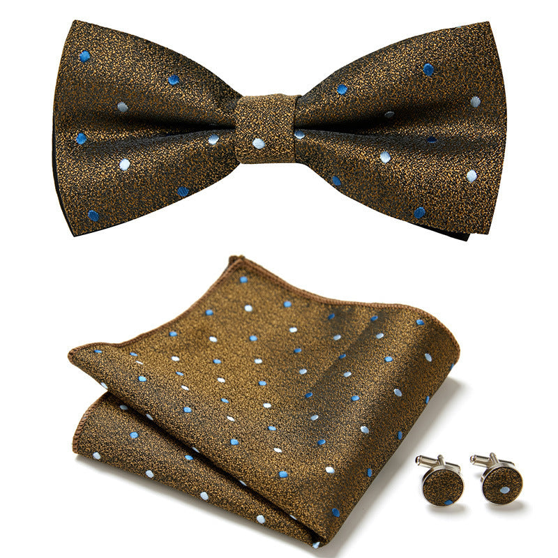 Three Piece Set Of Stylish Bow Ties