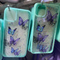 Epoxy Glitter Butterfly Skin-friendly Phone Case