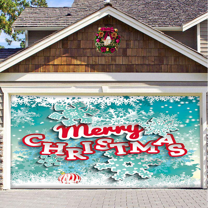 Christmas Garage Door Hanging Cloth