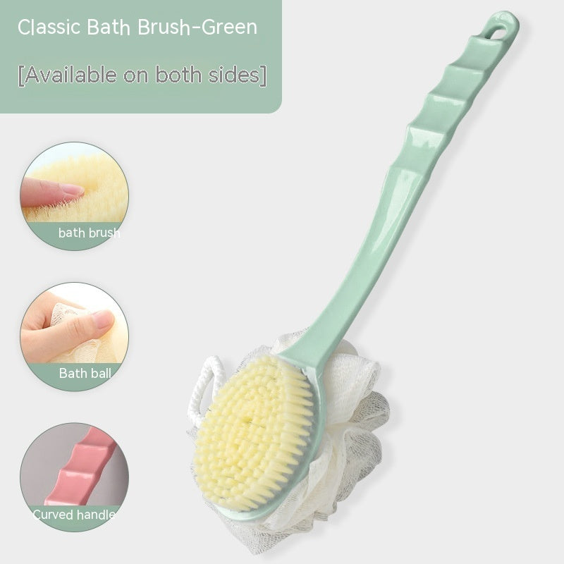 Soft Bath Brush & Back Rub Towel