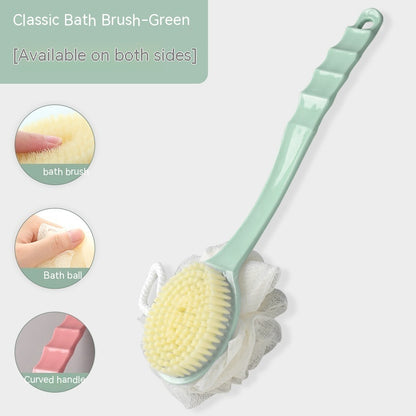 Soft Bath Brush & Back Rub Towel