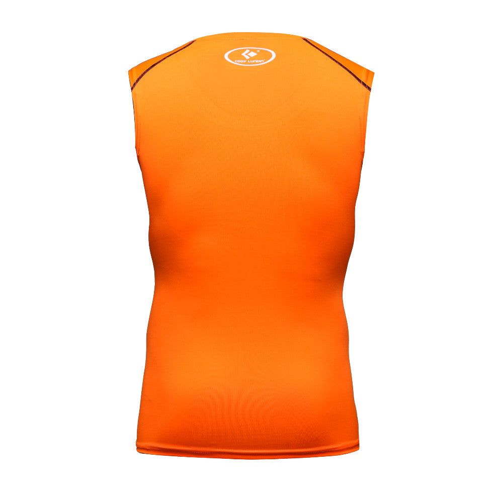 Sleeveless Fitness Tights Training Vest for Men