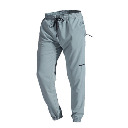 Solid Color Men's Training Sweatpants – Fast-Drying Leisure Wear