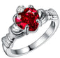 Platinum Heart Ring