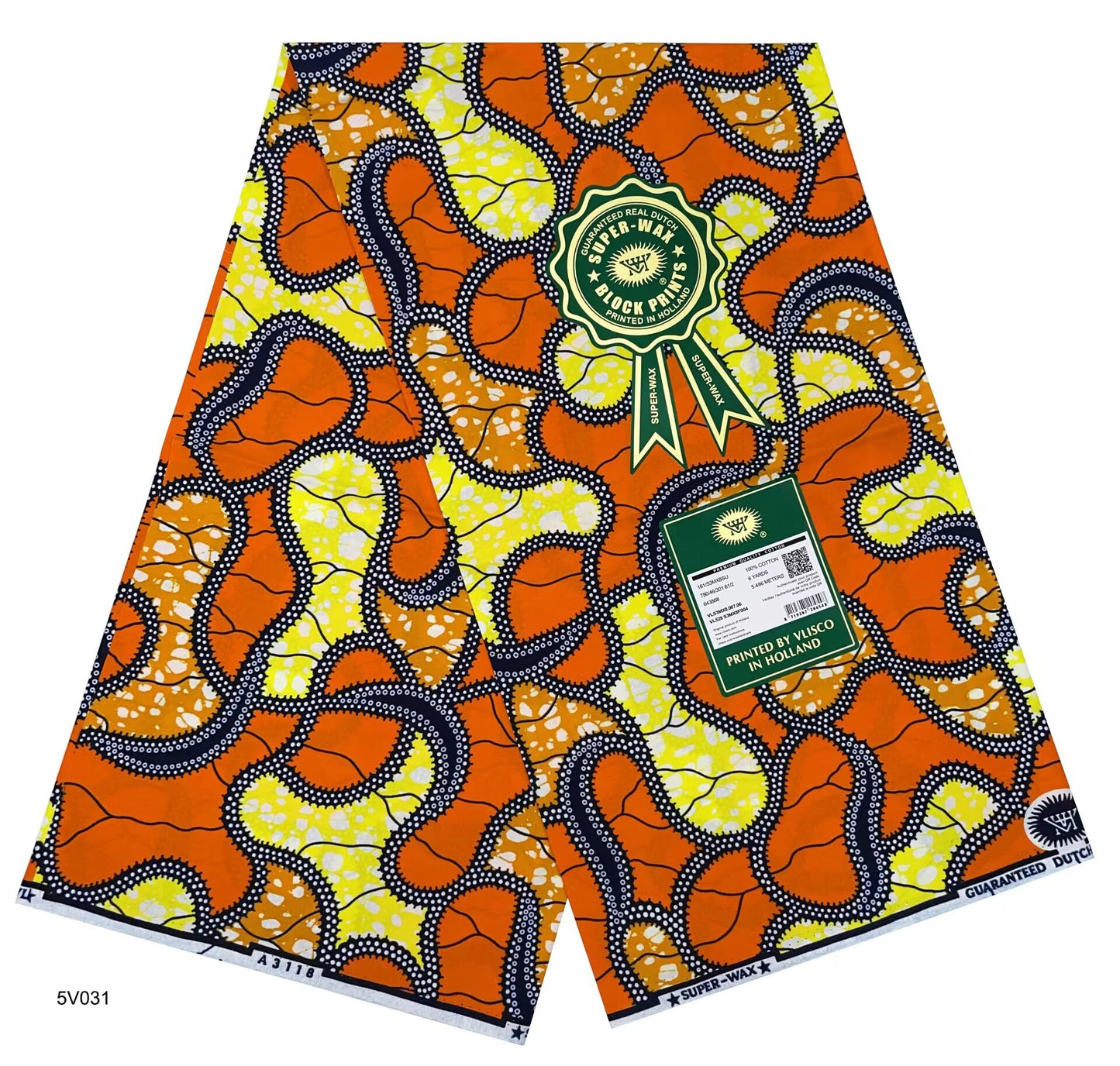 Printed Super Wax Fabric African