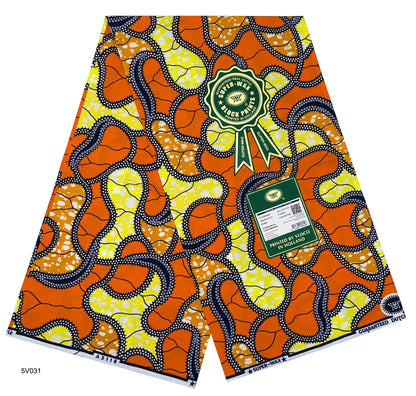 Printed Super Wax Fabric African