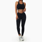 Fashion Gym Drawstring Lapel Sports Outfit for Women