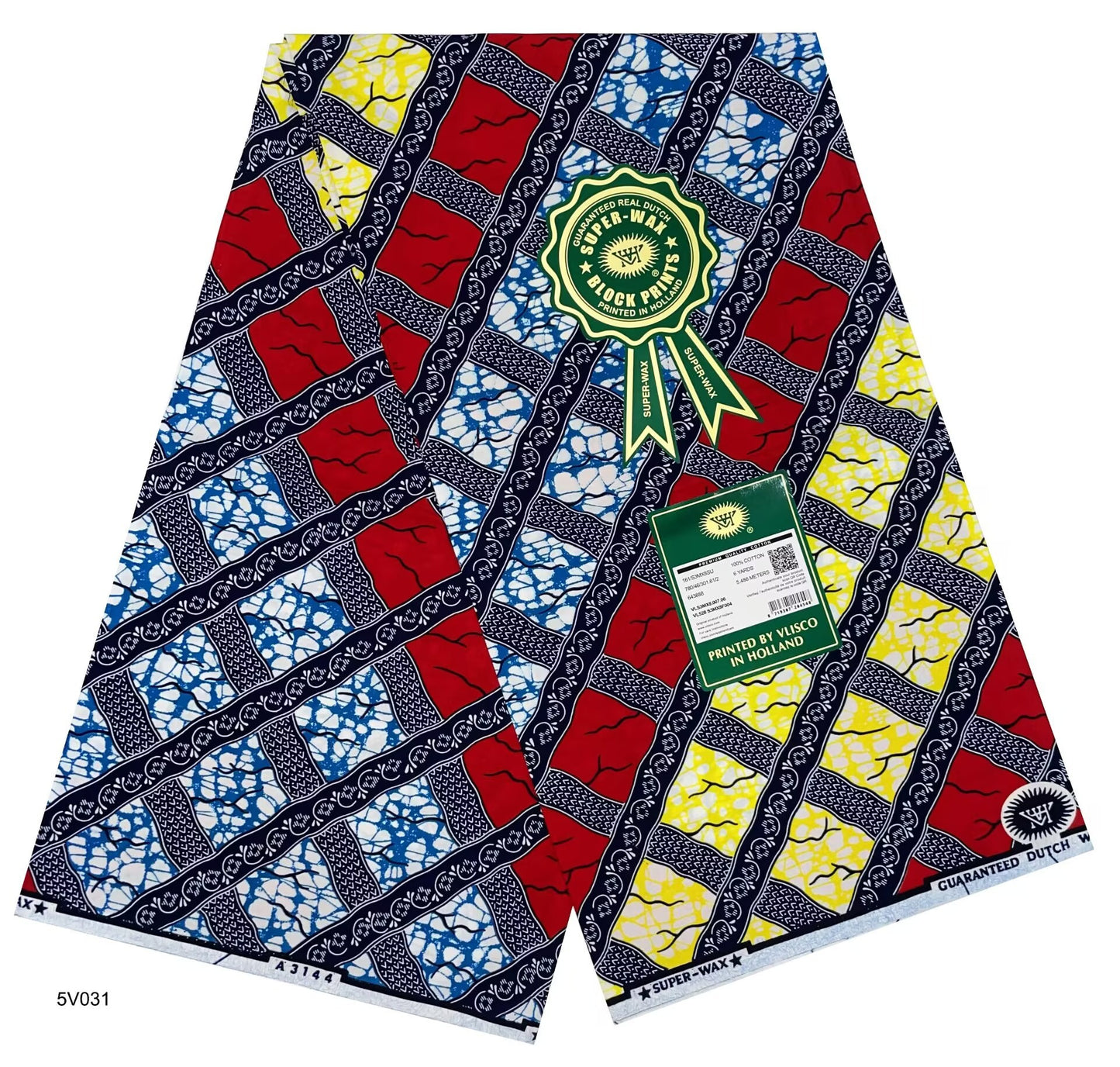 Printed Super Wax Fabric African