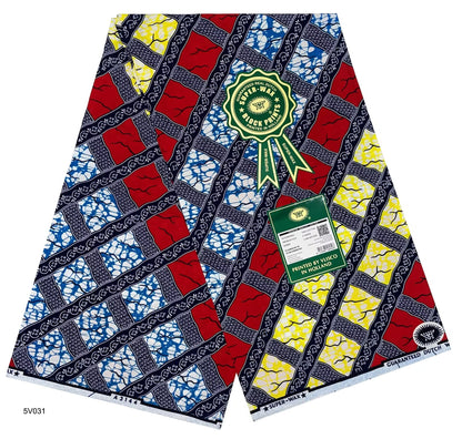 Printed Super Wax Fabric African