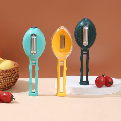 Covered Storage Peeler for Kitchen Use