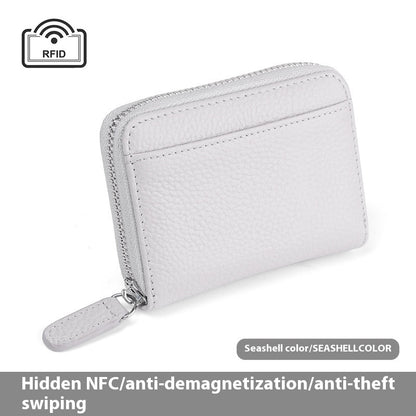 2024 RFID Genuine Leather Card Wallet