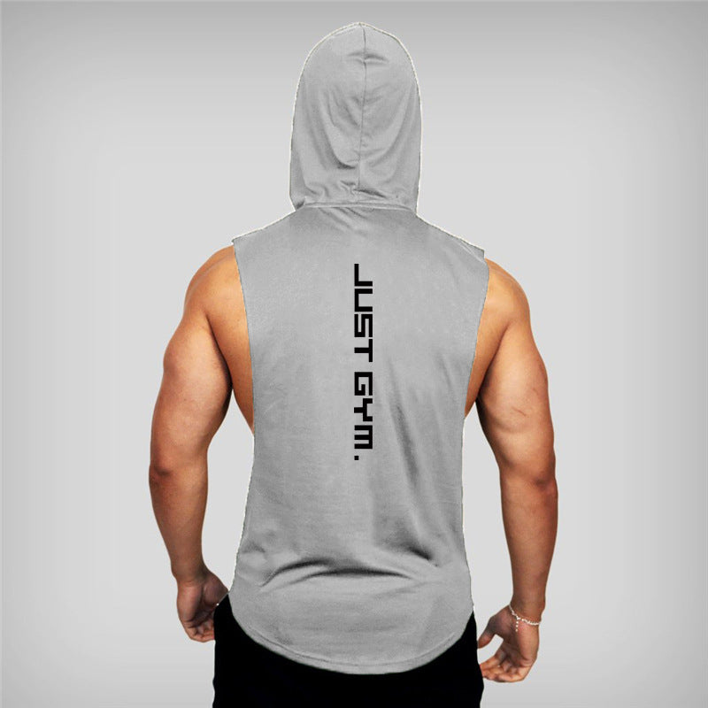 Hooded Loose Fitness Vest for Men