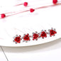 Alloy Rhinestone Rose Diamond Hair Comb