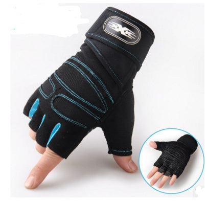 Title: Half Finger Breathable Elastic Cycling Gloves for Outdoor Riding Fitness