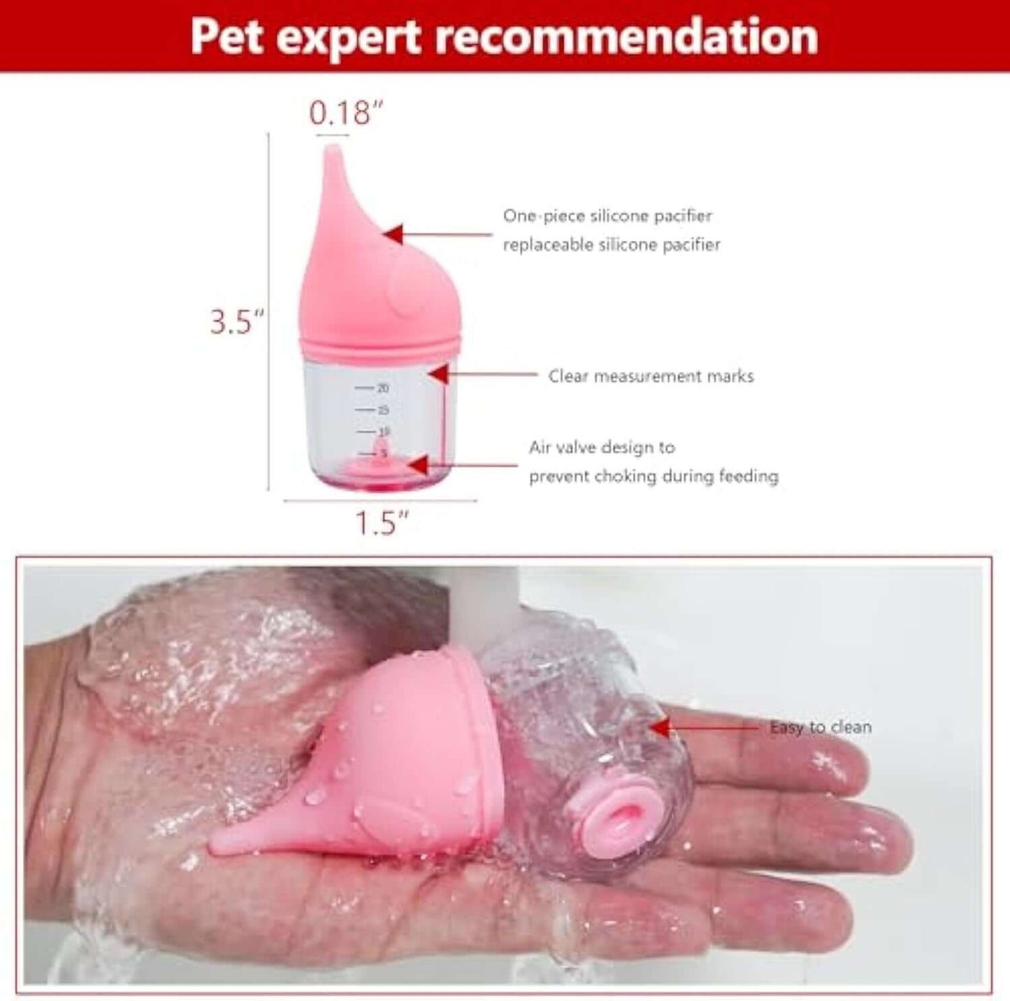 Puppy & Kitten Nursing Feeding Bottle Kit