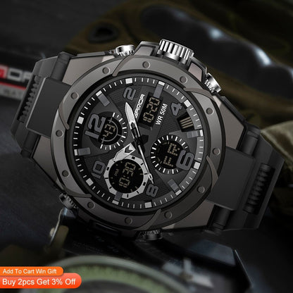 SANAD Top Brand Luxury Military Sports Watches for Men