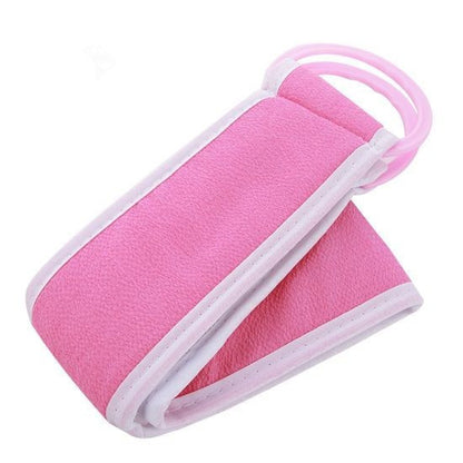 Handle type bath pull back bath towel