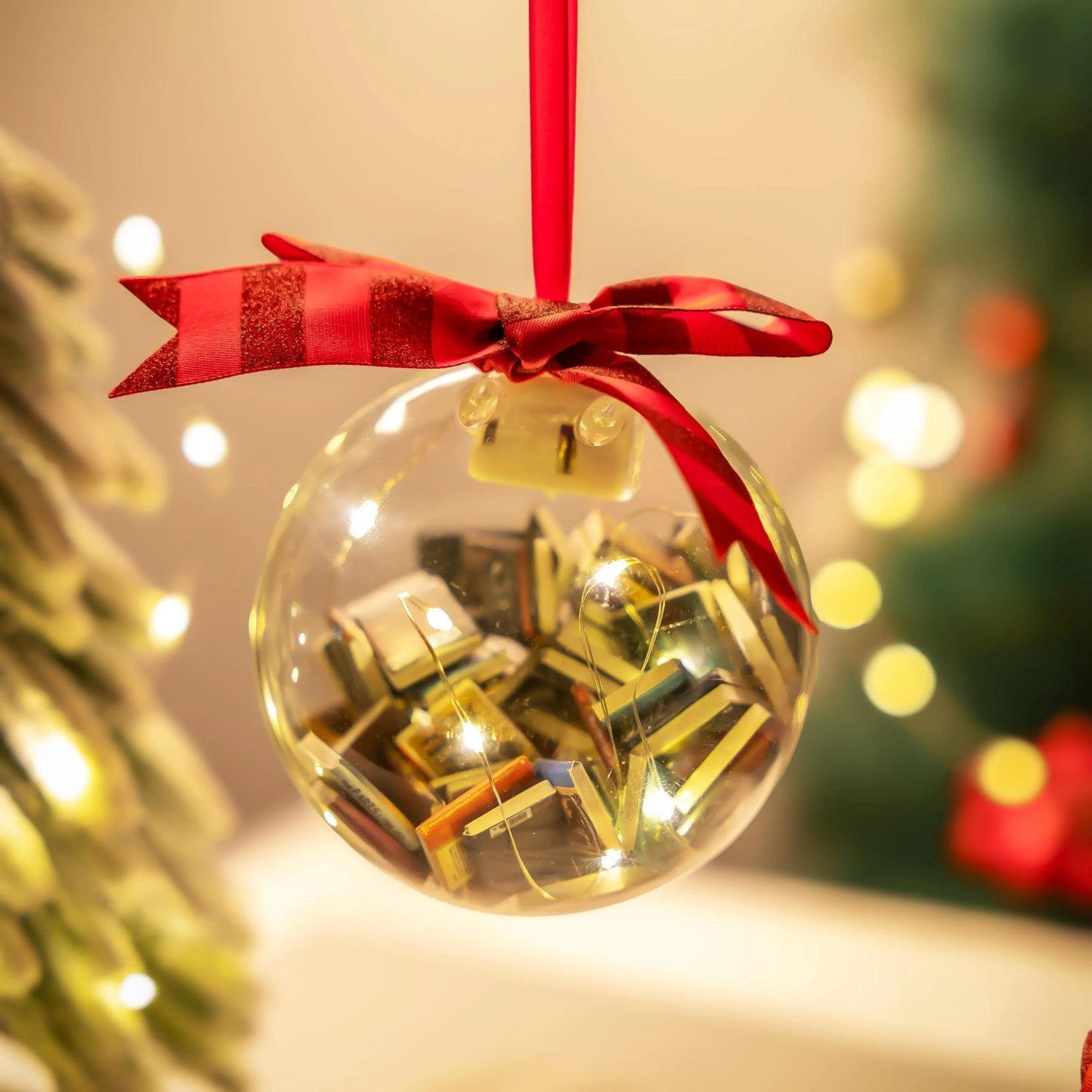 Christmas Decorations Christmas Ball Pendants Full Of Books