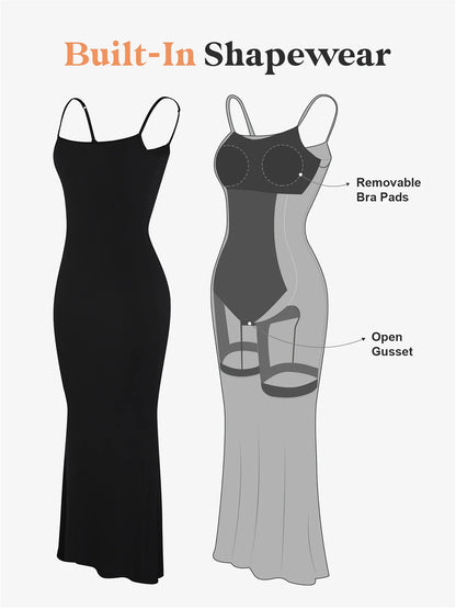 Basic Bae Built-In Shapewear Sleeveless Maxi Dress