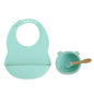 Colorful Silicone Feeding Set for Babies: Bib, Plate, Bowl, and Spoon - PureSelect