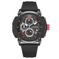 Men’s Multi-function Timing Luminous Waterproof Calendar Watch for Students