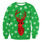 Autumn Winter Santa Elf Christmas Sweater Pullover