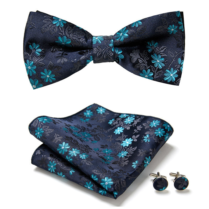 Three Piece Set Of Stylish Bow Ties