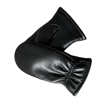 Winter Outdoors Warm Genuine Leather Hand Warm Thickened Sheepskin Gloves