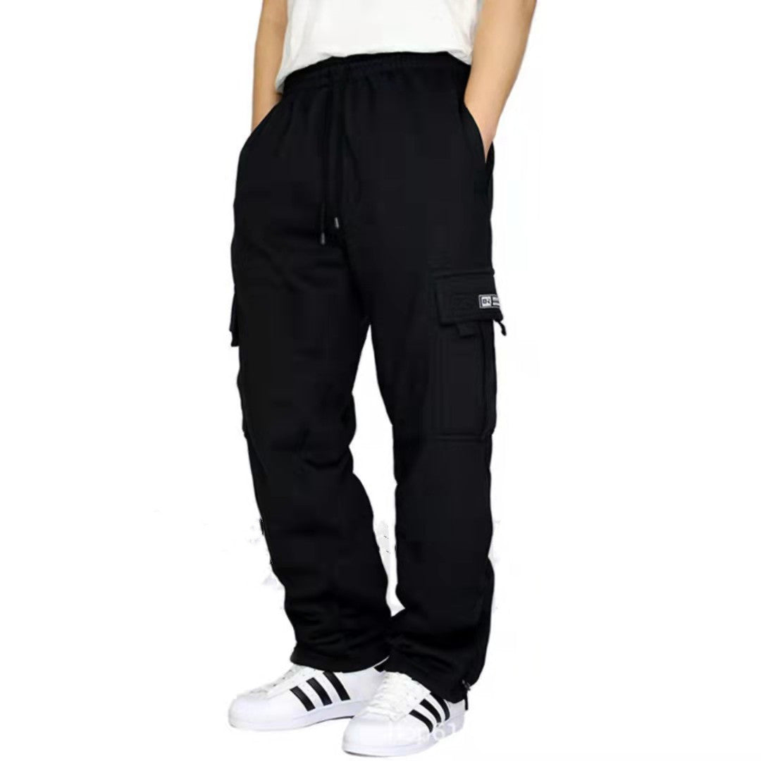 Men's Pants Sweatpants Stretch Elastic Waist Jogger Sports Pants Drawstring Trousers Fashion Mens Clothing