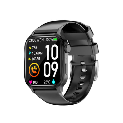 Smartwatch with Square Screen & Heart Rate Tracker