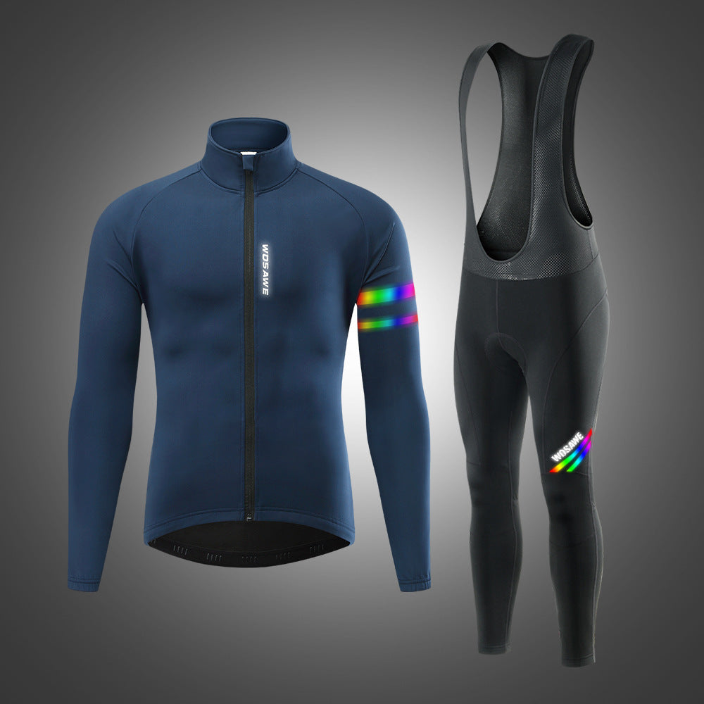 Winter Cycling Suit – Windproof and Fleece-Lined