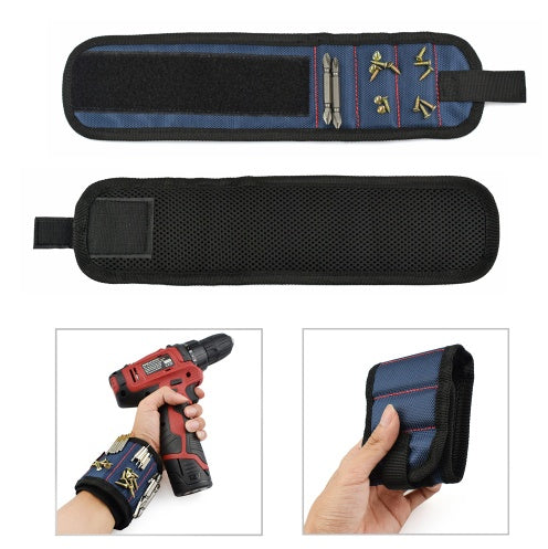 Strong Magnetic Wrist Strap for Tools and Scissors