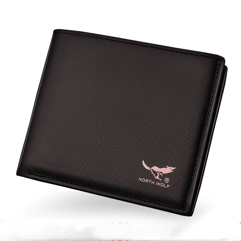 Wallet men's short zipper Korean wallet