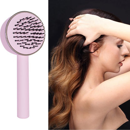 3D Air Cushion Self-Cleaning Hair Brush for Curly Hair