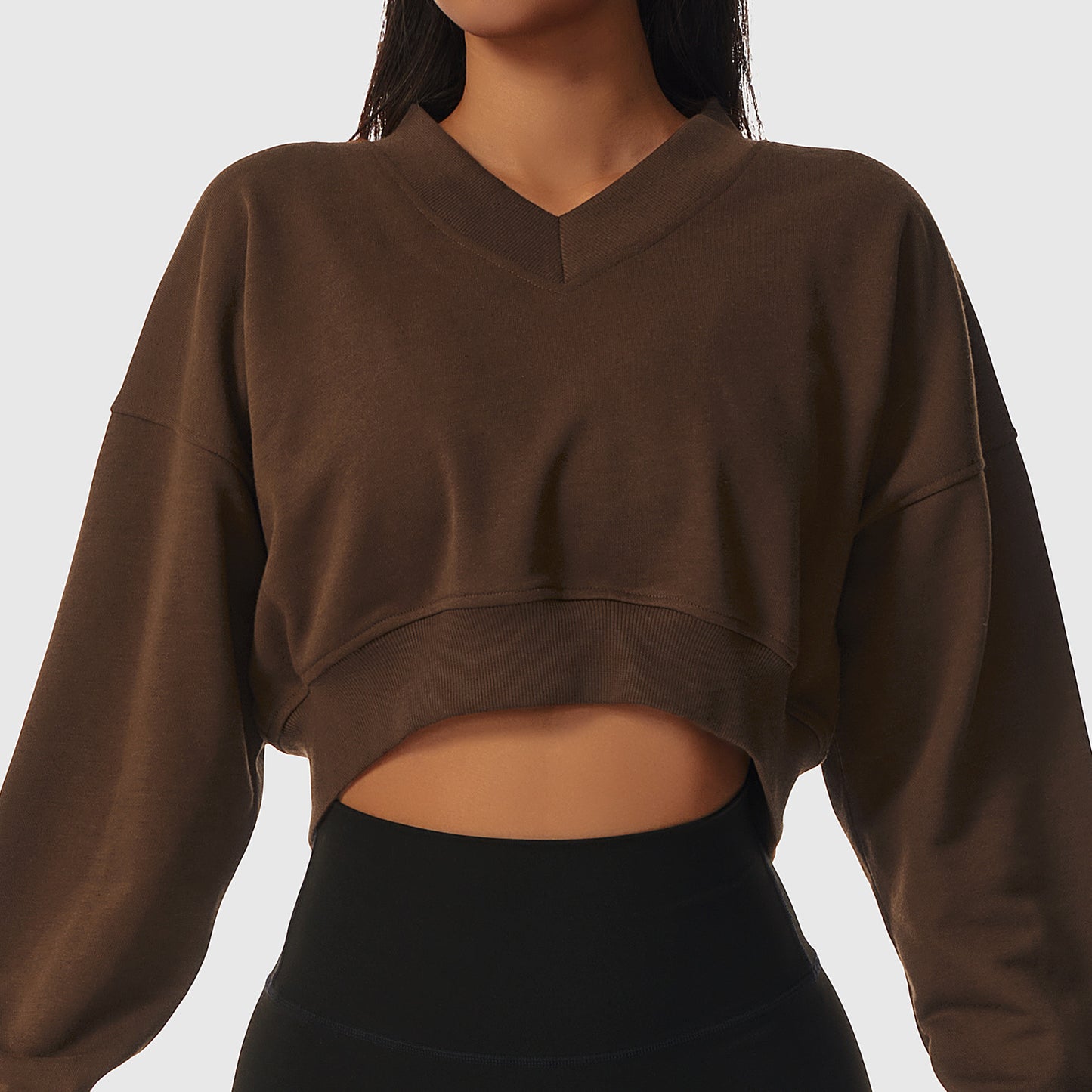 Versatile Casual V-Neck Pullover Top for Women