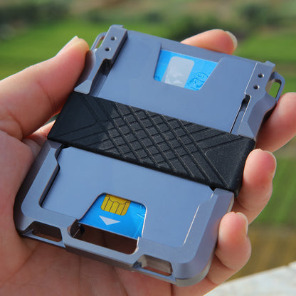 Sleek Aluminum Alloy Wallet – Lightweight and Durable Design