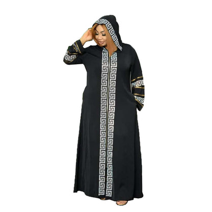 African National Costume Swing Dress in Muslim Style