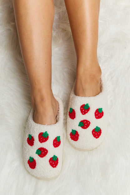 Melody Printed Plush Slide Slippers - PureSelect