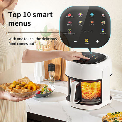 Smart Electric Air Fryer – Large Capacity Convection Oven