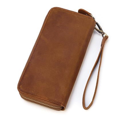 Versatile Double Zip Wallet – Organized and Stylish Storage