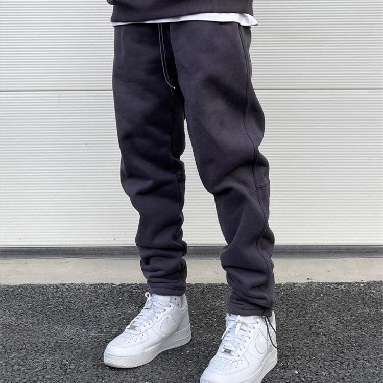 High Street INS Terry Sweatpants – Versatile Straight Style for Everyday Wear